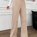 Pantalones acanalados de moda para mujer