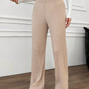 Pantalones acanalados de moda para mujer