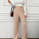 Pantalones acanalados de moda para mujer