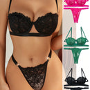 Conjunto De Ropa Interior De Encaje Para Damas, Conjunto De Lenceria