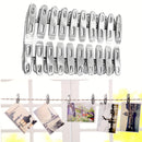 1/3/5/20/40 piezas de pinzas de ropa de acero inoxidable, clips Sanll duraderos y versátiles, pinzas de ropa resistentes, clips metálicos, ideales para ropa, calcetines, sellado de alimentos y fotos, pinzas multiusos y prácticas