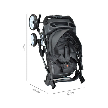 COCHE ESTANDAR  KLAUS HAPPY BABY - NEGRO