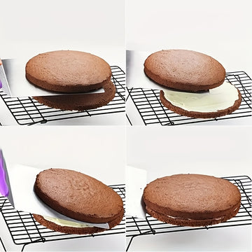 Pala de Transferencia de Pastel de Acero Inoxidable - Bandeja de Repostería Versátil para Tartas, Pasteles y Más - Perfecta para Hornear, Navidad, Halloween, Acción de Gracias - Gadget de Cocina Esencial