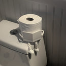 Soporte de papel higiénico divertido - Práctico y artístico con diseño de articulaciones móviles, adecuado para oficina, baño de casa o cualquier baño.