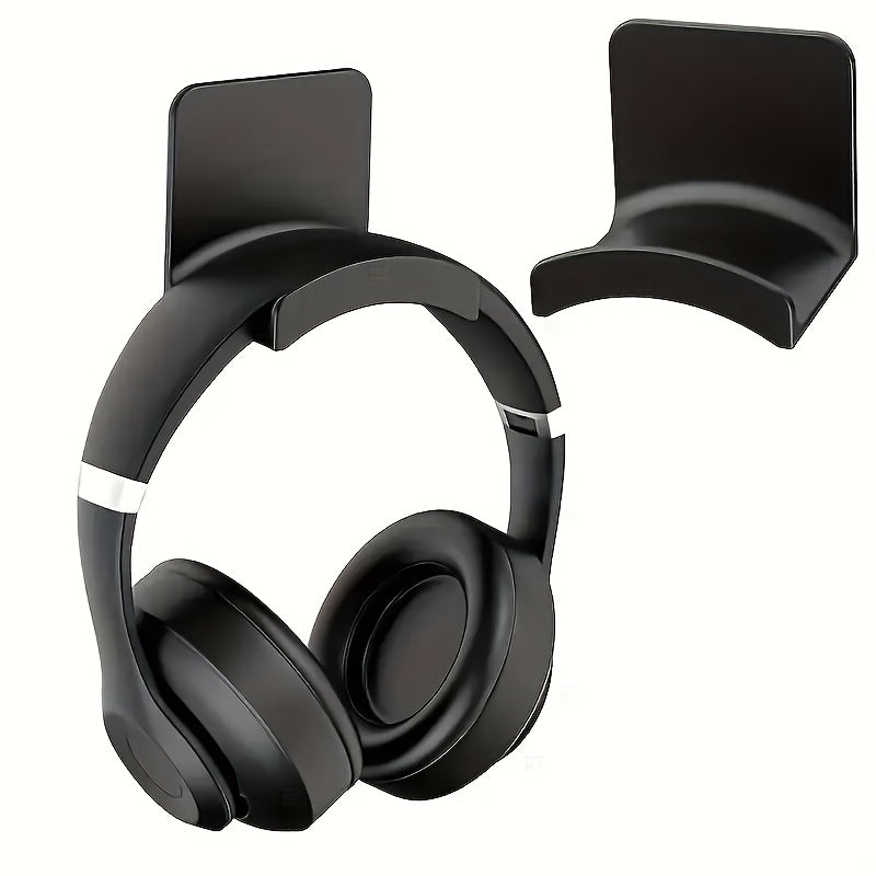 1/3 piezas, gancho para auriculares de instalación para el hogar - Gancho para auriculares adhesivo, soporte de escritorio, adecuado para la mayoría de los auriculares y controles, bolsa, pared, colgante, sin pared, taladro, ropa, sombrero, gancho, entra