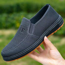 Zapatos Casuales de Hombre para Calzar - Parte Superior y Forro Transpirable, Suela Antideslizante de Goma, Diseño con Detalles en Gris Oscuro y Naranja para Comodidad y Estilo Diario, Zapatos Cómodos Slip-Ons, Diseño Discreto de Marca, Textura en la Sup
