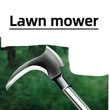 Guadaña de Doble Corte Resistente - Construcción Metálica Reforzada con Hoja Afilada para Cortar Árboles, Leñar, Jardinería y Cosecha - Herramienta Profesional para Trabajos en el Hogar y Exteriores, Diseño Ergonómico, Durabilidad Maximizada, Ideal para