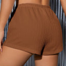 Shorts De Cintura Con Corbata Para Mujeres