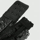ROMWE Grunge Punk Sujetador Con Aros Y Encaje Con Empalme Para Mujer