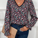 Frenchy Camisa De Patchwork Con Encaje Floral Para Mujer