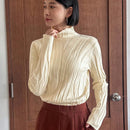 FRIFUL Sueter De Cuello Alto De Color Solido Para Mujer