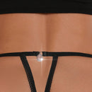 Lenceria De Encaje Sin Espalda Y Tanga Para Mujer
