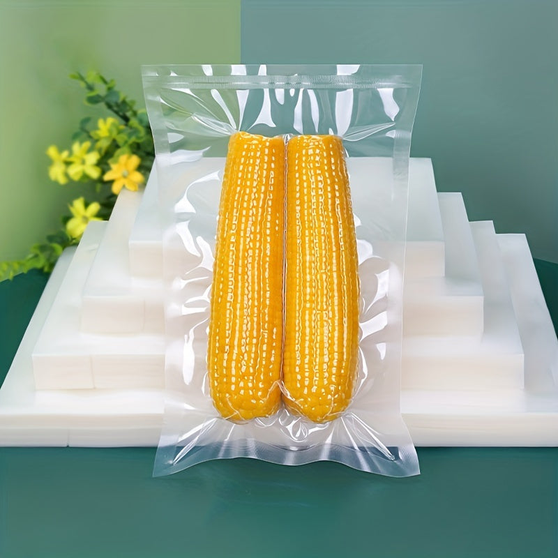 50pcs/Lote Bolsas de vacío libres de BPA para conservar la frescura de los alimentos, texturizadas y selladoras para cocinar y hogar