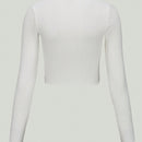 EZwear Sueter De Canale Con Dobladillo Retorcido Para Mujer