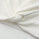 EZwear Sueter De Canale Con Dobladillo Retorcido Para Mujer