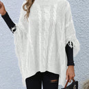 LUNE Jersey Tipo Poncho Con Borde De Borlas