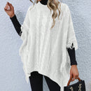 LUNE Jersey Tipo Poncho Con Borde De Borlas