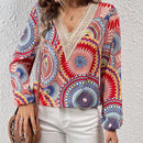 LUNE Blusa De Encaje Para Mujer
