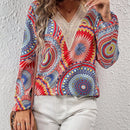 LUNE Blusa De Encaje Para Mujer
