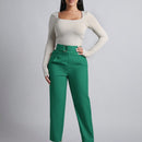 Petite pantalones de pana para mujer con cintura elastica en la parte trasera, apropiados para otono e invierno