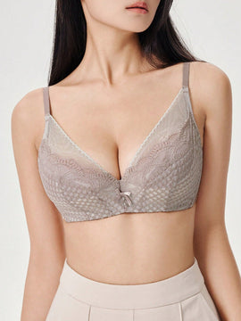 DAZY Sujetador Push-up De Encaje Fino