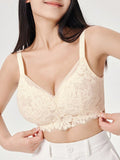 FRIFUL Sujetador Fino Y Ligero De Encaje Floral
