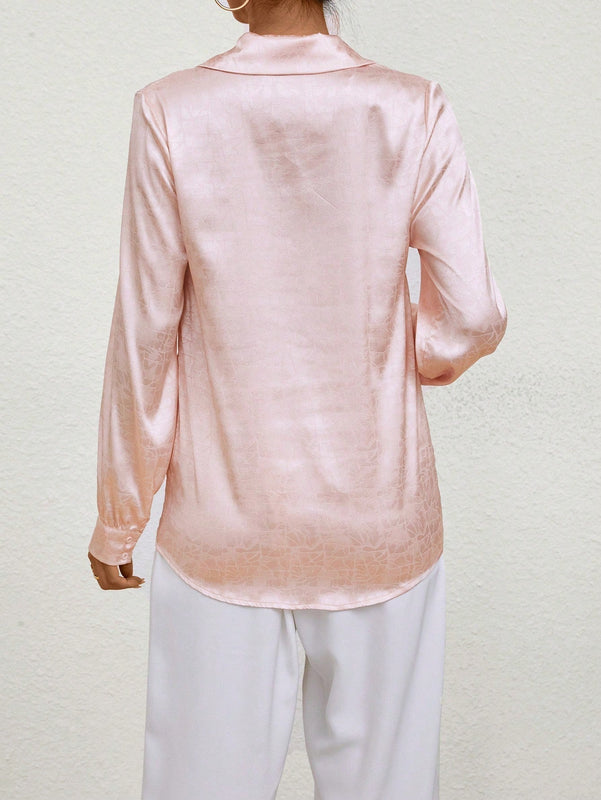 Prive Camisa Con Cara Tejida En Jacquard Para Mujer