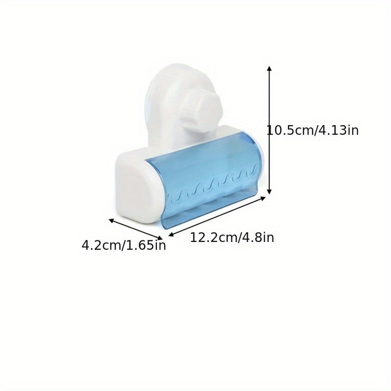 Portacepillos de dientes con ventosa, organizador de baño con tapa, accesorio para baño montado en la pared, 1 unidad