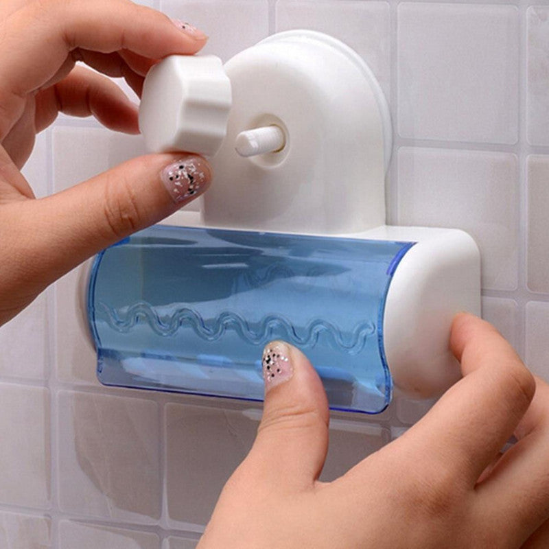 Portacepillos de dientes con ventosa, organizador de baño con tapa, accesorio para baño montado en la pared, 1 unidad