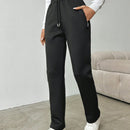 Pantalones de cintura con cordon para mujer