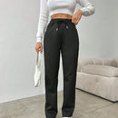 Pantalones de cintura con cordon para mujer