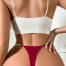 Tanga Con Detalle De Anillo En Forma De Corazon