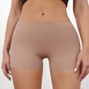 4 Piezas De Bragas Cortas Sin Costuras, Suaves Y Comodas Bragas De Cintura Baja