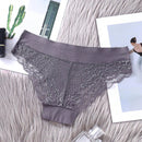 4 Piezas/set Bragas Triangulares Sin Costuras De Seda De Hielo Para Mujer, Con Elevacion De Gluteos Y Cintura Media Baja Transpirable