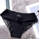 4 Piezas/set Bragas Triangulares Sin Costuras De Seda De Hielo Para Mujer, Con Elevacion De Gluteos Y Cintura Media Baja Transpirable