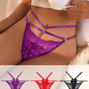 Ropa Interior De Encaje Con Tanga Ahuecada Para Mujer