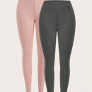 Essnce Leggings De Cintura Alta Y Ajustados Forro Polar