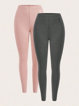 Essnce Leggings De Cintura Alta Y Ajustados Forro Polar