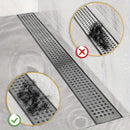 1 Rollo 5M Atrapapelos Para Desagüe De Ducha, Pegatinas De Desagüe De Piso Autoadhesivas, Filtro De Colador De Malla Desechable Para Fregadero De Baño