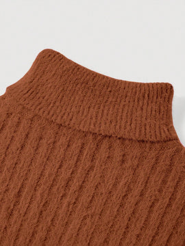 MOD Jersey De Canale Con Cuello Alto Y Mangas Acampanadas Para Mujer