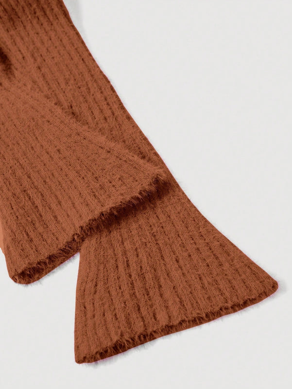MOD Jersey De Canale Con Cuello Alto Y Mangas Acampanadas Para Mujer