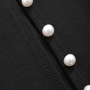 FRIFUL 1 Pieza Pantalones Largos De Dobladillo Dividido Decorados Con Botones