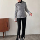 FRIFUL 1 Pieza Pantalones Largos De Dobladillo Dividido Decorados Con Botones