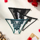 Ropa Interior Femenina Con Diseno De Encaje Hueco En Forma De Triangulo