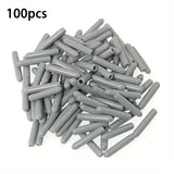 100pcs Cubiertas De Punta De Horquilla Para Lavavajillas, Tapas Flexibles De Extremo Redondo Para Organizador De Estantes, Tapas De Punta De Cubierta De Protector De Hilo De Alambre, 0.11in * 0.98in