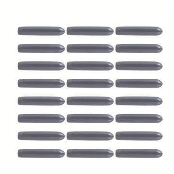 100pcs Cubiertas De Punta De Horquilla Para Lavavajillas, Tapas Flexibles De Extremo Redondo Para Organizador De Estantes, Tapas De Punta De Cubierta De Protector De Hilo De Alambre, 0.11in * 0.98in