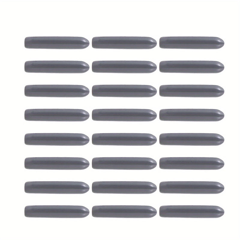 100pcs Cubiertas De Punta De Horquilla Para Lavavajillas, Tapas Flexibles De Extremo Redondo Para Organizador De Estantes, Tapas De Punta De Cubierta De Protector De Hilo De Alambre, 0.11in * 0.98in