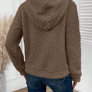 Lune sudadera fuzzy rosa superabrigada para mujer