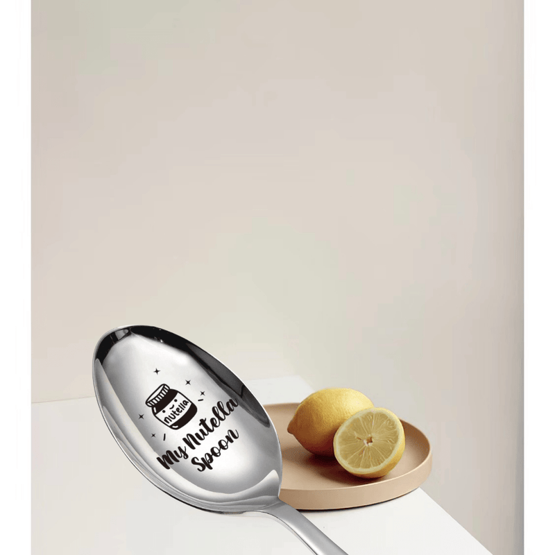 Regalo de Cuchara de Té para Aficionados al Té - La Mejor Cuchara de Té de Acero Inoxidable Tallada para Mujeres, Hombres, Mejores Amigos, Colegas, Regalo de Navidad