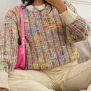EZwear Sudadera Casual De Hombro Caido